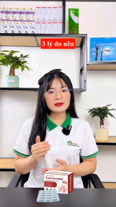 Canxi Hữu Cơ Tảo Biển Đỏ Cho Bà Bầu Exim Pharma Calcium Mix Hạn Chế Gây Táo Bón Nóng Trong 30 Viên / 60 Viên