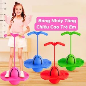 [Tặng Kèm Bơm] Bóng Nhảy Tăng Chiều Cao Nhún Nhảy Cho Bé Chịu Trọng Tải Đến 100kg