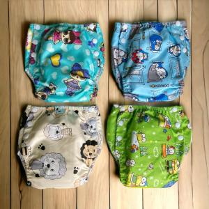 Clodi / Popok motif kancing popok bayi cuci ulang