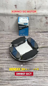 Bendix DB-1857 GCT Kampas Rem Belakang Brake Pad Landcruiser J200 07-20 Lexus LX570 08-12