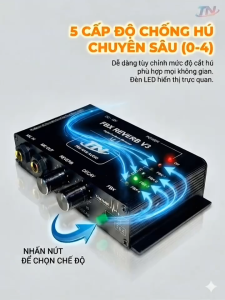 Thiết Bị Chống Hú Micro FBX Reverb V3 Model 2026 | Máy Chống Hú Reverb V3 Tâm Nam Audio - Cắt Hú 99%