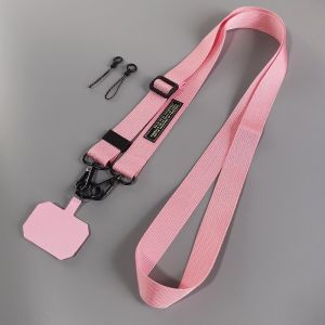 Adjustable Wide Cloth Phone Strap Crossbody Neck Strap Outdoor Resistant Mobile Phone Lanyard Versatile Durable Strap Rope
