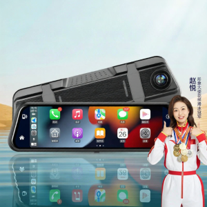 JIUYIN | Carplay Streaming Rearview Mirror With Dual Camera And Reversing Image