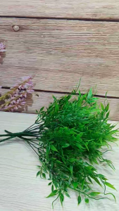 Cành lá tre giả VI020 (nhựa cao 33 cm) hoa cây giả trang trí