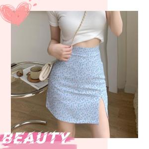 QXshop รุ่นสุดฮิต 💘 กระโปรงเอลายดอกไม้ กระโปรงสั้นลายน่ารัก สีมินิมอล ลายดอกไม้ทั้งตัว 🌸