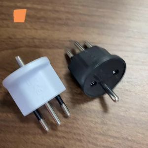 Bolantedz 1Pc EU Sang Thụy Sĩ Bộ Chuyển Đổi Phích Cắm Điện 10A 250V Bộ Chuyển Đổi Điện Cho Du Lịch Đức Sang Thụy Sĩ Phích Cắm Nối Đất Tiêu Chuẩn