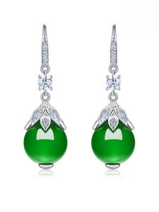 AILEQ | Emerald Full Green Fashion Celebrity-Endorsed Earrings