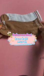 FYKS44 Kaos Kaki Wanita Kaos Kaki Pendek Fashion Korea Kaos Kaki Semata Kaki
