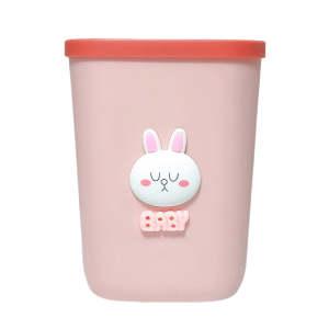Mini Desktop Trash Can Coverless Tableside Paper Basket Cute High Aesthetic Value New 2024 Tea Table Storage Bucket Home Use