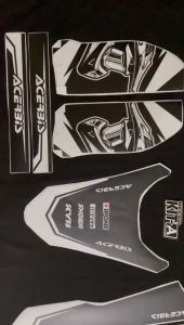 Decal stiker KLX 150 BF HITAM ABU D-A3-850  D-A3-488 A3-720