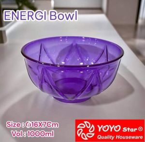 bunyi promo varian 6 pcs mangkok plastik melisa set warna dengan tutup