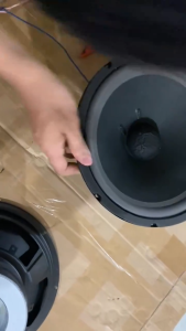 LOA BASS 25 RỜI TỪ KÉP 120-126 (1016)  COIL 38 MÀN ĐEN (1 CÁI )HÀNG NHẬP KHẨU CHUYÊN HÁT KARAOKE