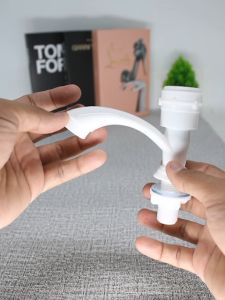 Kran Air Tancap Bawah Wastafel Cuci Tangan 1/2 Inch Bahan plastik SLT 04-126