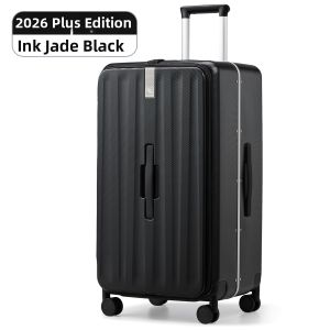 Hanke | Side Opening Large Capacity Aluminum Frame Womens Carry-On Luggage 22 inch