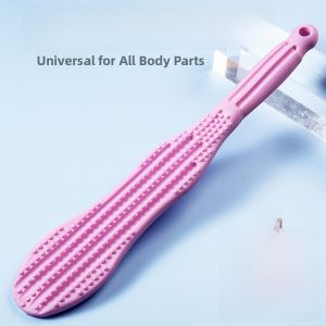 Silicone Handheld Back Massager Hammer Percussion Health Care Massage Tool for Neck Shoulder Relaxation Self-Care Device