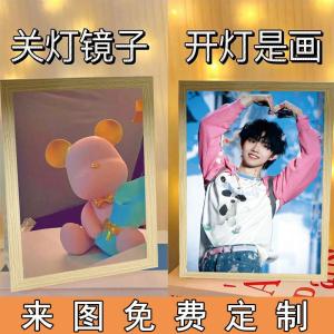 Su Xinhao Peripheral Desktop Decoration Mirror Light Painting Small Night Lamp Creative Birthday Gift for Girls Girlfriends