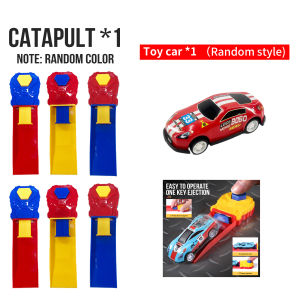 Catapult Racing Alloy Racing Toy Car - Training Hands on Skills Developing Brain Intelligence Puzzle Science and Education Toy