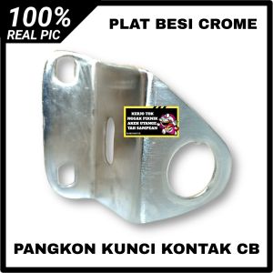 KUNCI KONTAK CB 100 CG 125 KABEL 2 AC DAN KABEL 4 AC SET PANGKON KOTAN CROM MODEL L