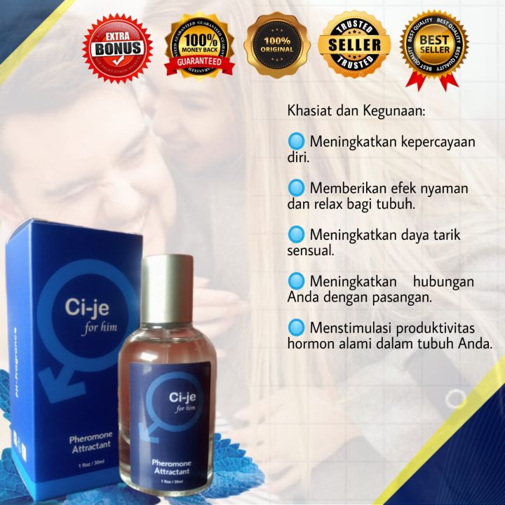 PARFUM PRIA WANGI TAHAN LAMA MENGANDUNG PHEROMONE PEMIKAT SUDAH BPOM