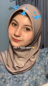 Cod/hijab seport pet tebal | hijab bergo pet tebal | jilbab bergo sport | hijab bergo instan voly