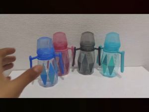 ALGO Botol Susu Bayi Diamond Shape 150ml New Print New Design New Character Dengan Bentuk yang Lucu Unik Bahan PP BPA FREE Milk New Baby Feeding Bottle Untuk Usia Bayi 3 Bulan Ke Atas & Accessories