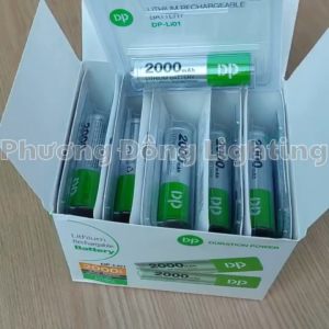 Pin Sạc Chính Hãng DP- Li01 3V7 18650 2000mAh 3000mAh dành cho quạt Mini Đồ chơi điện tử Pin đầu lồi