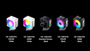 Jonsbo CR1400 EVO Black ( Color / ARGB ) 9CM Tower CPU Cooler Heatsink