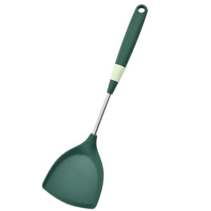 Silicone Non-Stick Kitchen Utensil Set Half Handle