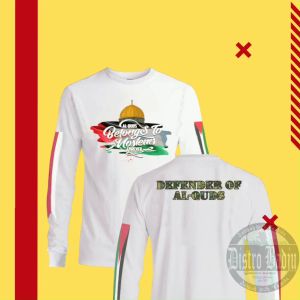 kaos muslim pria dewasa palestina premium terbaru Defender Of Al Quds Distrobadju