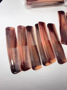Z&H Mens pocket brown plastic hair men’s comb/suklay brown 12pcs/pack