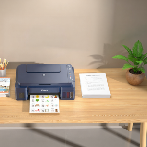 Canon | เครื่องพิมพ์แบบ All-In-One Canon G3811 ขนาดเล็ก พร้อมระบบเติมหมึกแบบเต็ม รองรับการสแกนและสำเนา พร้อม Wi-Fi สำหรับใช้ในบ้านและสำนักงาน