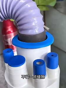 MISCAR Anti odor Sink Drain Pipe Adapter Multifunctional Sealing Ring Dishwasher Water Pipe Connector Useful neat Drainage Water Pipe Joint Washing Machine Drainage Supplies