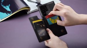 Flip CaseMe C22 Leather Case Multi Slot Kartu RFID Block Samsung Galaxy A55 - A35 - A25 - A15 5G / 4G - A16 - A54 - A34 - A24 - A14 5G / 4G - A53 - A33 - A23 / M23 - A13 - A52s / A52 Premium Leather Case Magnetic