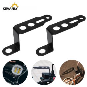 1/2 Chiếc Hợp Kim Nhôm Hình Chữ Z Đèn Pha Giá Đỡ Cho Xe Máy Đèn LED Pha Trước Gương Chiếu Hậu Nối Dài Giá Đỡ
