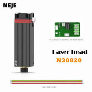 NEJE 40W 450nm Blue Light Laser Head N30820 Laser Module for DIY Wood Engraving and Cutting Tool