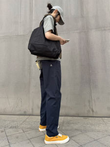 Quần Dài Nam Chống Gió Màu Xanh Lam Quần Dài Thể Thao Ngoài Trời Quần Áo Bảo Hộ Lao Động Phong Cách Mỹ Quần Dài Thường Ngày