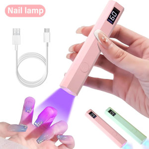Shine Up Your Nails – USB Portable UV/LED Nail Lamp | Professional Salon-Grade Purple Light Gel Curing Dryer for DIY
