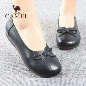 CAMEL | Spring New Comfortable Genuine Leather Flat Womens Shoes