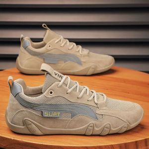 2025 New Mens Shoes Lightweight Casual Shoes Ankle Boots Designer Winter Plush Trend Men Loafers Lace Up Non-slip Male Sneakers