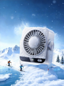 HOOYS | Silent Mini Powerful Cooling Desk Fan