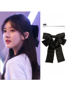 สีดำ ปมผีเสื้อ กิ๊บติดผม ผู้หญิง อุปกรณ์เสริมด้านหลังศีรษะความรู้สึกระดับไฮเอนด์ Oozing Chicness เครื่องประดับผมสําหรับ มีสไตล์ ผู้หญิง