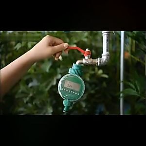 Bộ kit phun sương tưới cây tự động 30 đầu phun đủ phụ kiện Van nước hẹn giờ DH605