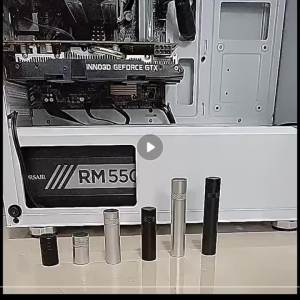 Aluminum GPU Holder Vertical Telescopic Rotating Stand Magnetic Bracket Video Card Holder Graphics Card Bracket Support 27-120mm