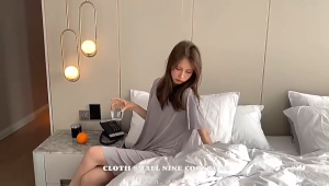 KIRAME Womens Loungewear Dress Ice Silk Sleepwear Wearable Outside and Indoor Korean Style Loose Fit