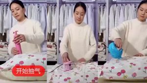 Túi Hút Chân Không Quần Áo Du Lịch Nhiều Kích Cỡ Hoạt Tiết Dễ Thương Tiết Kiệm Không Gian Diện Tích Vali Tủ Quần Áo