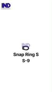 Snap Ring S 09 S 9 S9 S09 Eksternal External Retaining Circlip Cir Clip
