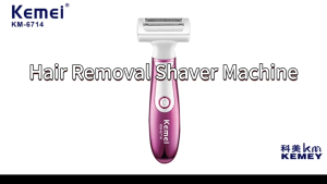 Kemei KM-6714 Electric Shaver For Women Multifunction USB Hair Removal Machine Body Epilator For Women