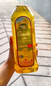 Combo muối hồng Himalaya Vipep + Dầu hạt cải 1 Lít Canola nhập khẩu Canada vùng trồng sạch dùng nấu ăn trộn salad - Gia vị Vipep