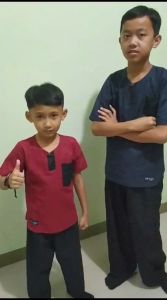 setelan muslim anak laki laki usia 2-10 tahun