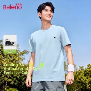 BALENO | 7A Antibacterial Ice Silk Embroidery T-Shirt